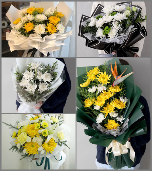 贵州贵阳花溪区青岩镇摆早村白事花束代送
